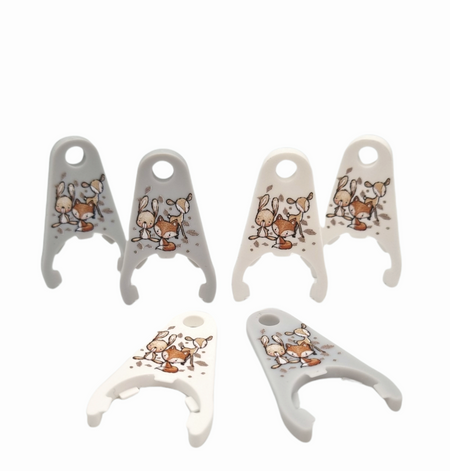 Chiphalter mit Einkaufswagenchip Set Waldtiere beste Freunde - CreativMade 