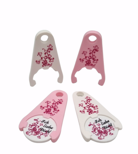Chiphalter mit Einkaufswagenchip Set ich Liebe Dich - CreativMade 