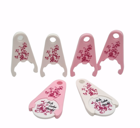 Chiphalter mit Einkaufswagenchip Set ich Liebe Dich - CreativMade 