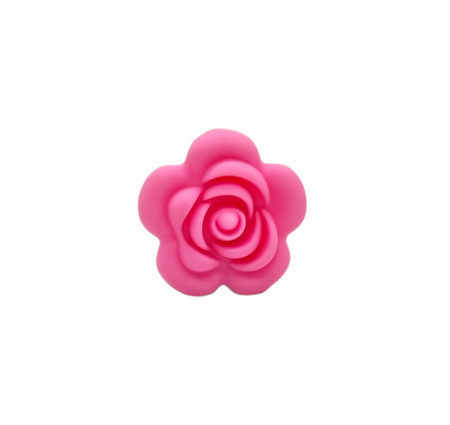 Silikon Motivperle große Rose - CreativMade 
