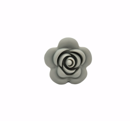 Silikon Motivperle große Rose - CreativMade 