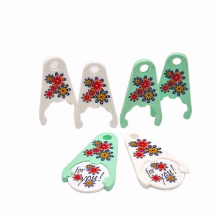 Chiphalter mit Einkaufswagenchip Set Blume for you - CreativMade 
