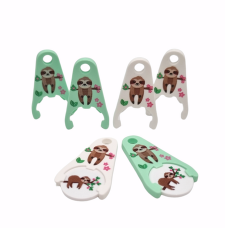 Chiphalter mit Einkaufswagenchip Set Faultier - CreativMade 