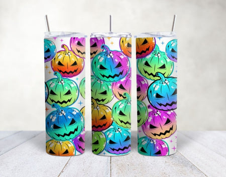 Personalisierter Trinkbecher mit Name & Strohhalm Halloween to go Becher - CreativMade 