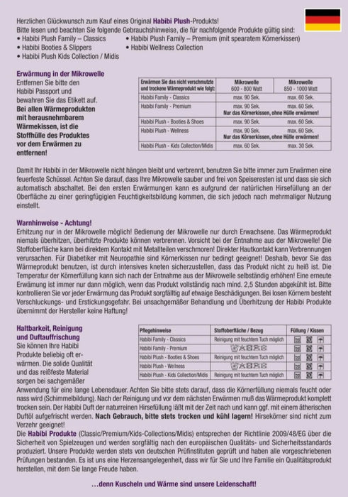 Wärmetier Pony Wärmflasche Kuscheltier Warmie Habibi Plush - CreativMade 