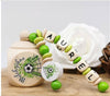Milchzahndose Zahndose mit Namen Fußball Grün - CreativMade 