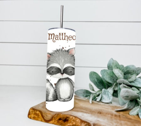 Trinkbecher mit Deckel personalisiert & Strohhalm to go Becher - CreativMade 