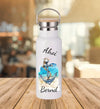 Personalisierte Thermosflasche mit Name Ahoi Anker Trinkflasche Thermoskanne - CreativMade 