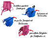 Kinder Rucksack mit Name Einhorn Mädchen Kindergartentasche - CreativMade 