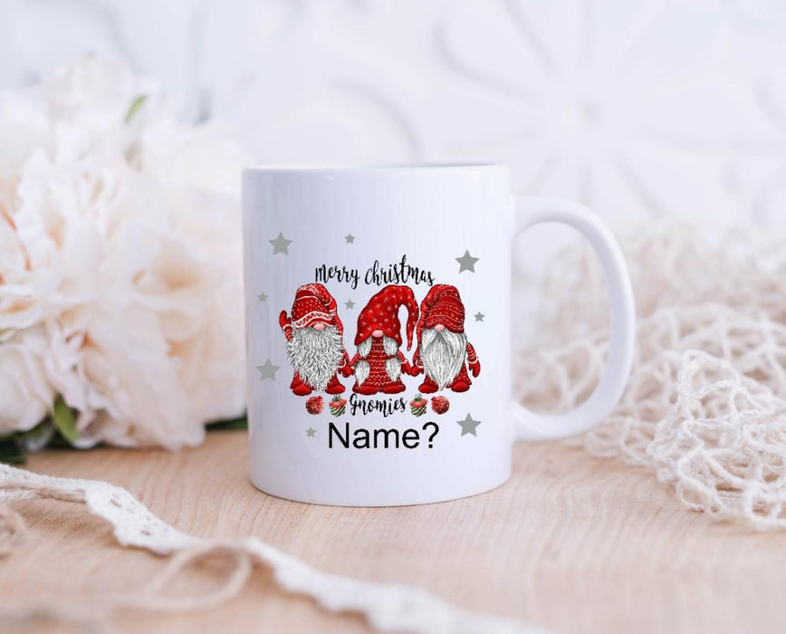 Tasse mit Name Merry Christmas Emaille oder Keramik - CreativMade 