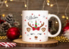 Tasse mit Name Rentier Einhorn Weihnachten - CreativMade 