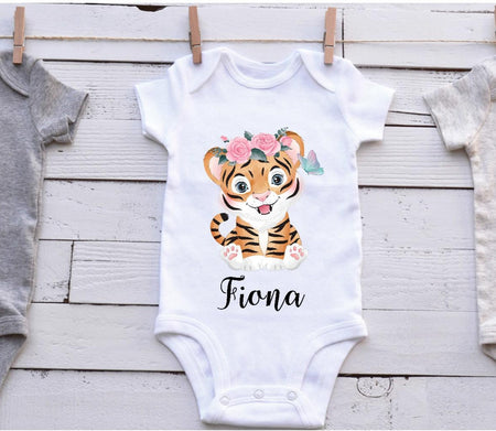 Baby Body mit Name Tiger - CreativMade 