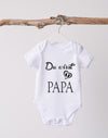 Baby Body mit Name Du wirst Papa - CreativMade 