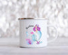 personalisierte Tasse mit Namen Mädchen Meerjungfrau - CreativMade 