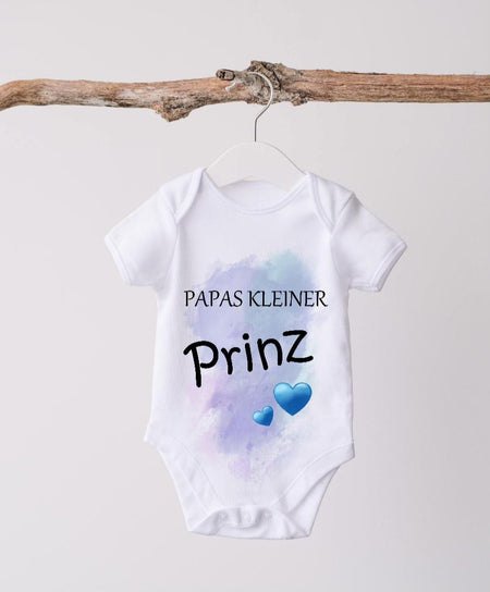 Baby Body mit Name Papas kleiner Prinz - CreativMade 