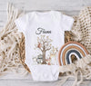 Baby Body mit Name Waldtiere - CreativMade 
