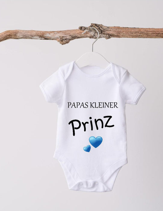 Baby Body mit Name Papas kleiner Prinz - CreativMade 