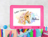 Personalisierte Brotdose mit Name Endlich Schulkind Mädchen Pferd - CreativMade 