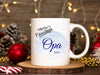 Tasse mit Name Opa Weihnachten Emaille oder Keramik - CreativMade 