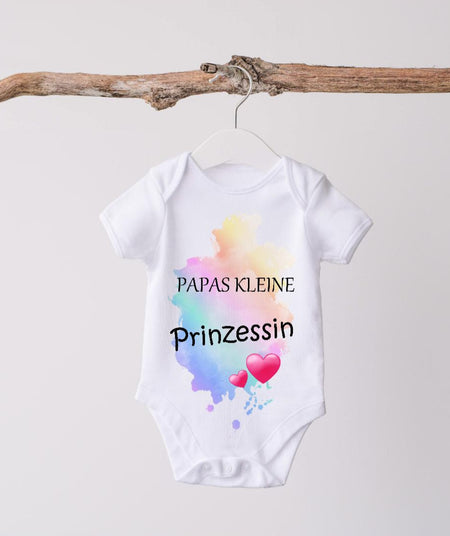 Baby Body mit Name Papas kleine Prinzessin - CreativMade 