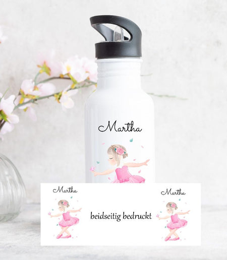 Trinkflasche mit Name Mädchen - CreativMade 